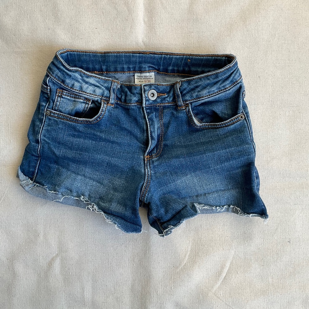 Girls’ Zara Blue Denim / Jean Shorts